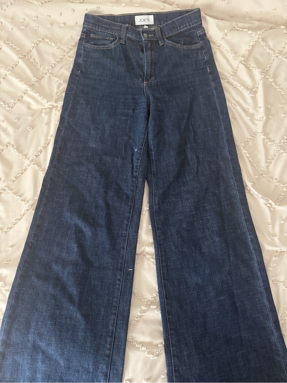 Joe's Jeans Dark Indigo Wide Leg Jeans